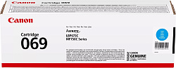 Картридж лазерный Canon 069C 5093C002 голубой (1900стр.) для Canon MF752Cdw/754Cdw, LBP673Cdw