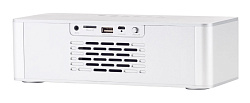Радиобудильник Hyundai H-RCL360 белый LCD подсв:белая часы:цифровые FM