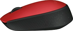Мышь Logitech M171 красный/черный оптическая 1000dpi беспров. USB для ноутбука 2but (910-004645)