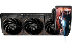 Система водяного охлаждения Thermalright Rainbow Vision 360 Turbo Soc-AM5/AM4/1200/1700/1851 черный 4-pin 28.1dB Al LCD Ret (R-VISION-TURBO-360-BL-ARGB)