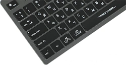Клавиатура A4Tech Fstyler FX60 серый USB slim LED (FX60 GREY / WHITE)
