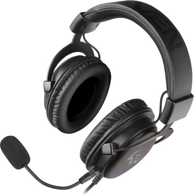 Наушники с микрофоном Sven AP-G999MV серый 2м мониторные оголовье (SV-018641)