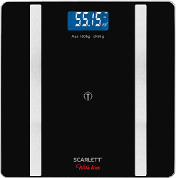 Весы напольные электронные Scarlett SC-BS33ED112 макс.180кг черный