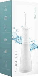 Ирригатор Scarlett SC-WF01 портатив. 4насад. белый