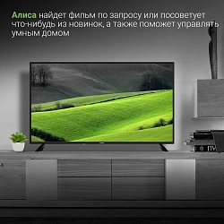 Телевизор LED Digma 40" DM-LED40SBB31 Яндекс.ТВ черный/черный FULL HD 60Hz DVB-T DVB-T2 DVB-C DVB-S DVB-S2 USB WiFi Smart TV
