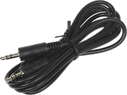Кабель аудио Ningbo JAAC002-1.5 Jack 3.5 (m)/Jack 3.5 (m) 1.5м. черный