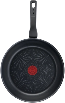 Сковорода Tefal Force 4218026 круглая 26см покрытие: антипригарное ручка несъемная (без крышки) черный (9100048316)