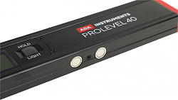 Уровень Ada ProLevel 40 цифровой 2глаз. магнит. черный/красный (А00381)