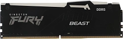 Память DDR5 8GB 5600MHz Kingston KF556C40BBA-8 Fury Beast RGB RTL Gaming PC5-44800 CL40 DIMM 288-pin 1.25В single rank с радиатором Ret
