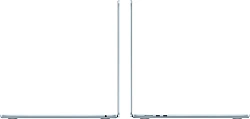 Ноутбук Apple MacBook Air A3241 M4 10 core 16Gb SSD256Gb/10 core GPU 15.3" Liquid Retina (2880x1864) macOS lt.blue WiFi BT Cam (MC7A4HN/A)