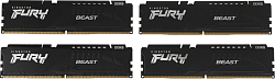 Память DDR5 4x16GB 6000MHz Kingston KF560C40BBK4-64 Fury Beast Black RTL Gaming PC5-48000 CL40 DIMM 288-pin 1.35В kit dual rank с радиатором Ret