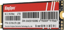 Накопитель SSD Kingspec PCIe 4.0 x4 2TB XG7000-2TB XG7000 M.2 2280