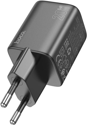 Сетевое зар./устр. Hoco N41 Almighty Black 20W 3A+2.22A+2A+1.67A+1.5A (PD+QC+AFC) USB/USB Type-C универсальное черный