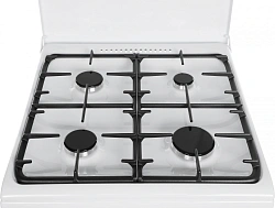 Плита Газовая Gefest CG 50M04 K73 белый (металлическая крышка) реш.чугун
