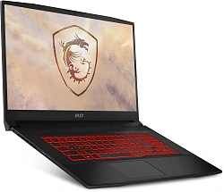 Ноутбук MSI Katana 17 B12UCX-1604XRU Core i5 12450H 16Gb SSD512Gb NVIDIA GeForce RTX 2050 4Gb 17.3" IPS FHD (1920x1080) без ОС black WiFi BT Cam (9S7-17L541-1604)