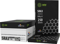 Бумага Cactus CS-LPSRA3120250 SRA3 марка A/120г/м2/250л./белый CIE170% для лазерной печати