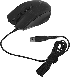 Мышь A4Tech Bloody Q82 черный/рисунок оптическая 6200dpi USB3.0 8but