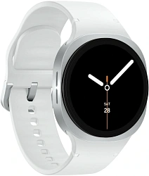 Смарт-часы Samsung Galaxy Watch 8 LTE 40мм 1.34" Super AMOLED корп.серебристый рем.серебристый (SM-L325FZSACAU)