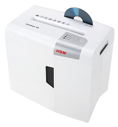 Шредер HSM ShredStar X8 (секр.P-4) фрагменты 9лист. 18лтр. скобы пл.карты CD