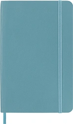Блокнот Moleskine CLASSIC SOFT QP611B35 Pocket 90x140мм 192стр. линейка мягкая обложка голубой