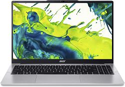 Ноутбук Acer Aspire Lite AL15-72P-79FD Core i7 13620H 16Gb SSD512Gb Intel UHD Graphics 15.6" IPS FHD (1920x1080) без ОС silver WiFi BT Cam 5100mAh (NX.D5HCD.002)