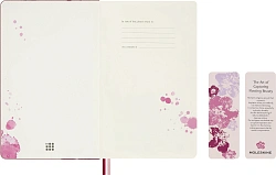 Блокнот Moleskine LIMITED EDITION САКУРА LESU09QP062 Large 130х210мм обложка текстиль 176стр. нелинованный твердая обложка розовый 2026