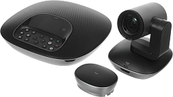 Камера Web Logitech Conference Cam Group черный 2Mpix (1920x1080) USB2.0 с микрофоном (960-001058)