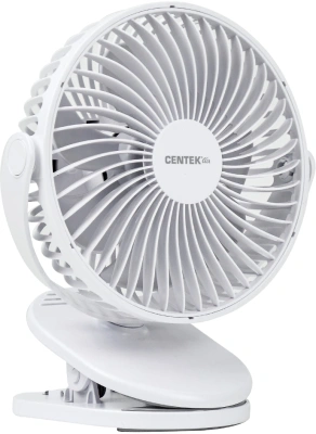 Вентилятор настольный Centek CT-5045 5Вт скоростей:4 белый