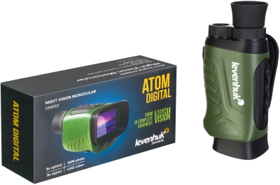 Монокуляр Levenhuk 4-9x 28мм Atom Digital DNM50 черный (81698)