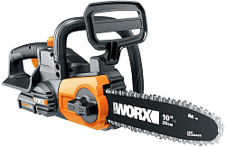 Цепная пила Worx WG322E аккум. дл.шины:10" (25cm) 1аккум. 2Ач ЗУ