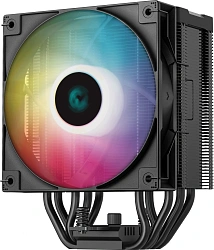 Устройство охлаждения(кулер) Deepcool AG500 Digital ARGB Soc-AM5/AM4/1200/1700/1851 черный 4-pin 29.4dB Al+Cu LCD 240W 845gr Ret (R-AG500-BKADMN-G-1)