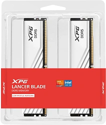 Память DDR5 2x16GB 6000MHz A-Data AX5U6000C3416G-DTLABWH XPG Lancer Blade RTL Gaming PC5-48000 CL34 DIMM ECC 288-pin 1.35В kit dual rank с радиатором Ret