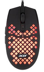 Мышь Acer OMW134 черный оптическая 6400dpi USB 6but (ZL.MCEEE.018)