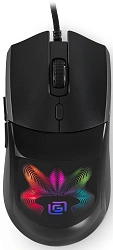 Мышь Оклик 714GM черный оптическая 7200dpi USB 6but (1620717)