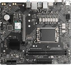 Материнская плата MSI PRO H610M-G WIFI DDR4 Soc-1700 Intel H610 2xDDR4 mATX AC`97 8ch(7.1) GbLAN+VGA+HDMI+DP