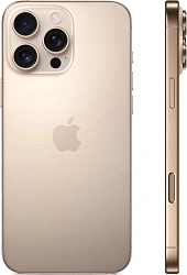 Смартфон Apple A3295 iPhone 16 Pro Max 1Tb бежевый титан моноблок 3G 4G 1Sim 6.9" 1320x2868 iOS 18 48Mpix 802.11 a/b/g/n/ac/ax/be NFC GPS Protect