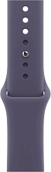 Смарт-часы Apple Watch Series 11 A3333 46мм OLED корп.серебристый Sport Band рем.фиолетовый разм.брасл.:M/L (MEVA4X/A)