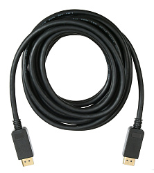 Кабель аудио-видео Buro v 1.2 DisplayPort (m)/DisplayPort (m) 5м. позолоч.конт. черный (BHP DPP_1.2-5)
