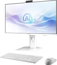 Моноблок MSI Modern AM273QP AI 1UM-094XRU 27" WQHD Core Ultra 7 155H (1.4) 32Gb SSD1Tb Graphics CR без ОС 2.5Gigabit WiFi BT 150W клавиатура мышь Cam белый 2560x1440