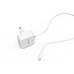 Сетевое зар./устр. Hama H-183318 30W 3A (PD) для Apple белый (00183318)