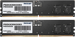 Память DDR5 2x64GB 6000MHz Patriot PSD564G5600K Signature Line RTL PC5-44800 CL46 DIMM 288-pin 1.1В Ret