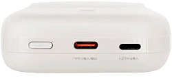 Мобильный аккумулятор Solove Mi W13 10000mAh QC3.0/PD3.0 20W 3A USB-C беспров.зар. белый (W13 WHITE RUS)