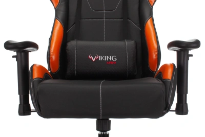 Кресло игровое Zombie VIKING 5 AERO черный/оранжевый эко.кожа с подголов. крестов. пластик