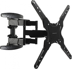Кронштейн для телевизора Ultramounts UM907 черный 23"-55" макс.40кг настенный поворотно-выдвижной и наклонный