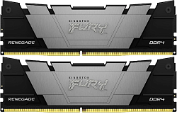 Память DDR4 2x8GB 4000MHz Kingston KF440C19RB2K2/16 Fury Renegade Black RTL Gaming PC4-32000 CL19 DIMM 288-pin 1.35В kit single rank с радиатором Ret
