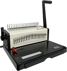 Переплетчик Office Kit B2125N A4/перф.23л.сшив/макс.500л./пластик.пруж. (4.5-51мм)