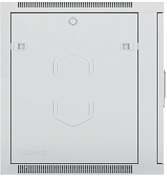 Шкаф коммутационный Cabeus (SH-05F-9U60/35) настенный 9U 600x350мм пер.дв.стекл 60кг серый 290мм 501мм IP20 сталь