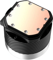 Система водяного охлаждения ID-Cooling FX240 Inf ARGB Soc-AM5/AM4/1200/1700/1851 черный 4-pin 27.2dB Al+Cu 300W Ret