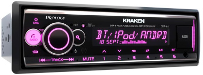 Автомагнитола Prology CDP-8.0 KRAKEN 1DIN 8x65Вт v4.2 1 RDS (PRCDP8.0KRAKEN)