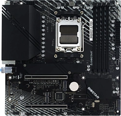 Материнская плата Biostar B850MT-E Pro Socket AM5 AMD B850 4xDDR5 mATX AC`97 8ch(7.1) 2.5Gg RAID+HDMI+DP